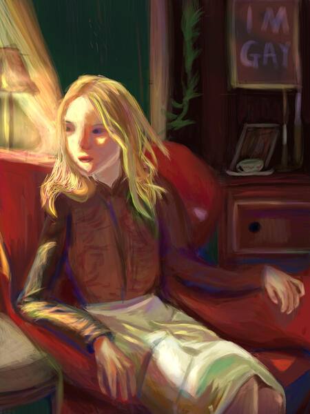 Full body + detailed background