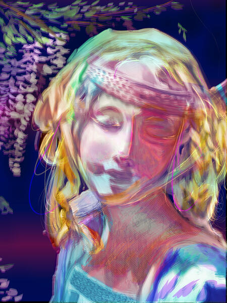 Full body + detailed background